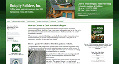 Desktop Screenshot of greenbuildingandremodeling.com